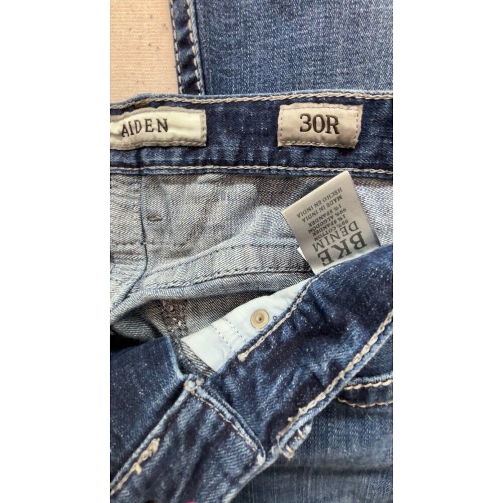 Buckle BKE Aiden Men’s Slim Bootcut Jeans Size 30R 30x32 Blue Stretch $76 - Picture 3 of 7